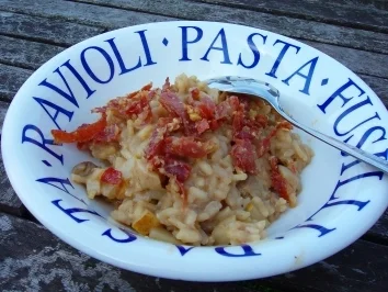 Rezept: Steinpilz - Birnenrisotto mit Coppa - Walnusstoping Bild Nr. 10 Steinpilz - Birnenrisotto mit Coppa - Walnusstoping - Rezept - Bild Nr. 10