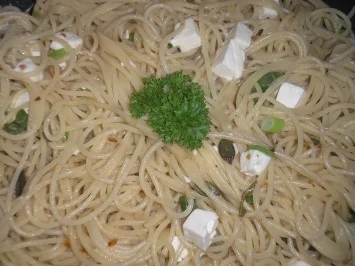 Pasta  aglio e olio,  wie ich sie mag - Rezept