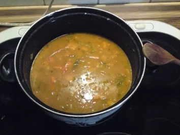 Rezept: Kürbis - Creme fraiche Suppe Bild Nr. 2 Kürbis - Creme fraiche Suppe - Rezept - Bild Nr. 2