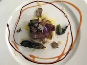 Salbei-Kalbsfilet mit Trüffel-Risotto - Rezept