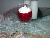 Himbeer-Grütze mit Vanillesahne - Rezept