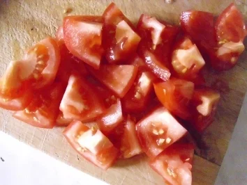 Spaghetti mit grünen Bohnen und Tomaten - Rezept - Bild Nr. 8