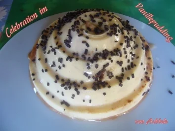 Dessert: Celebration im Vanillepuddung - Rezept
