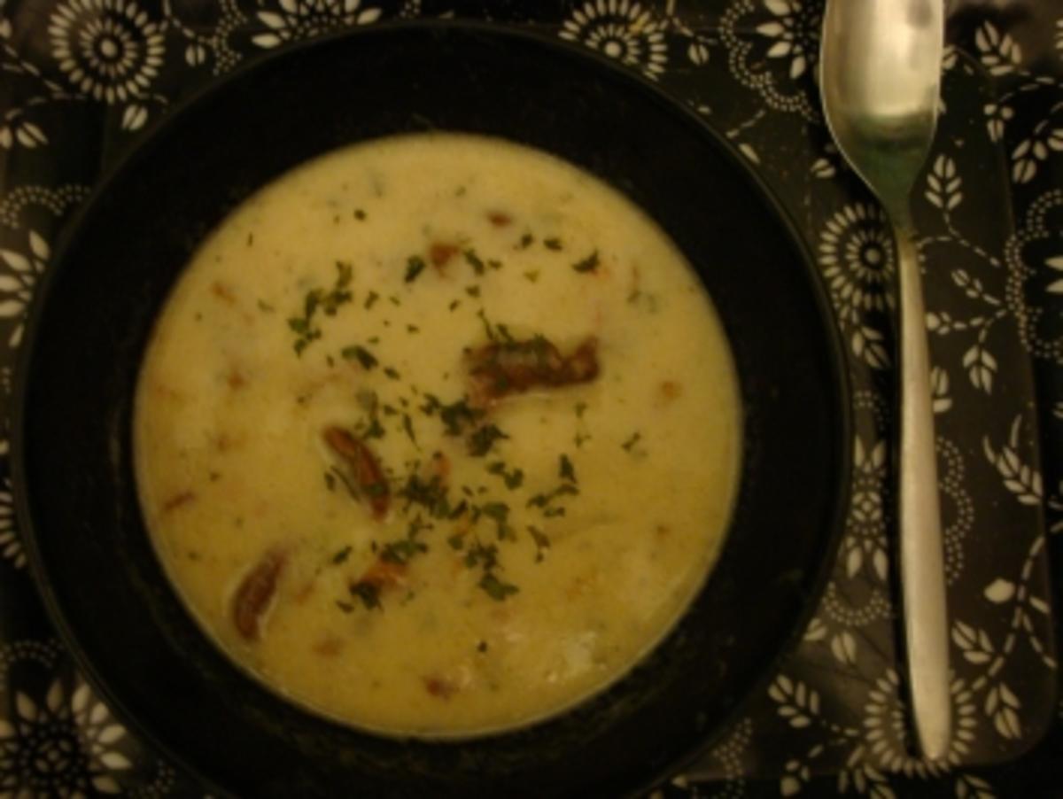 Pfifferlingsuppe ähnlich einer rahmsuppe, nur mit milch - Rezept mit ...