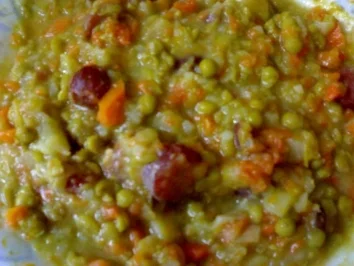 Erbsen & Möhren Eintopf - Rezept