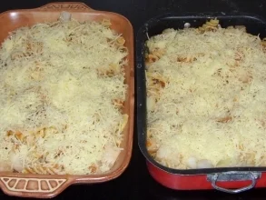 Auflauf herzhaft - Nudelauflauf mit Kohlrabi und Champignons - Rezept - Bild Nr. 4