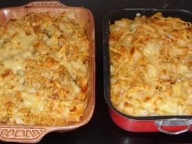 Auflauf herzhaft - Nudelauflauf mit Kohlrabi und Champignons - Rezept - Bild Nr. 5