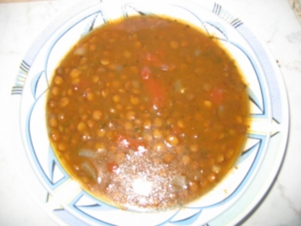 Linsen-Suppe griechischer Art - Rezept