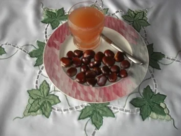 Inges Herbstmenü - Maronen und Federweiser (neuer Wein) - Rezept