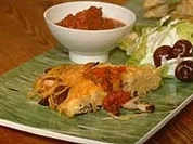 Spaghetti und Pilzkuchen mit Tomatensauce - Rezept - Bild Nr. 16