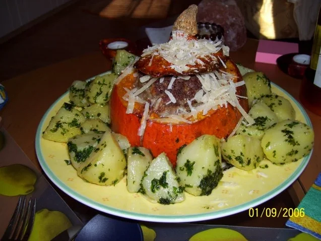Rezept: Gefüllter Kürbis Bild Nr. 2 Gefüllter Kürbis - Rezept - Bild Nr. 2