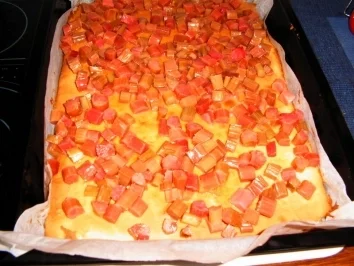 Rhabarber Kuchen nach dänischer Art - Rezept - Bild Nr. 4