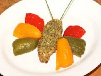 Rezept: Buntes Schmetterlings-Hähnchen Buntes Schmetterlings-Hähnchen - Rezept