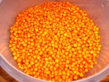 Sanddorn marmelade mit weißen Rum   "Vitamin C Bombe pur" - Rezept - Bild Nr. 2