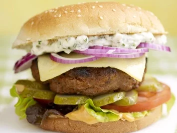 Rezept: Bunter Bauernburger (Lieblingsgericht von Bauer Carsten) Bunter Bauernburger (Lieblingsgericht von Bauer Carsten) - Rezept