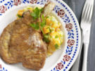 Kotelett mit Kartoffel-Möhren-Stampf - Rezept