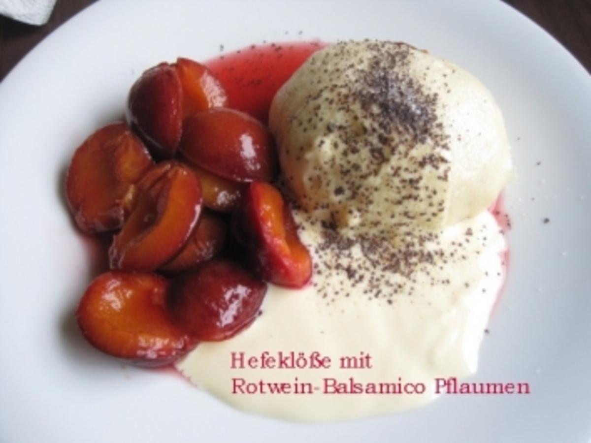 Bühler Zwetschgen in Rotwein-Balsamico - Rezept - kochbar.de