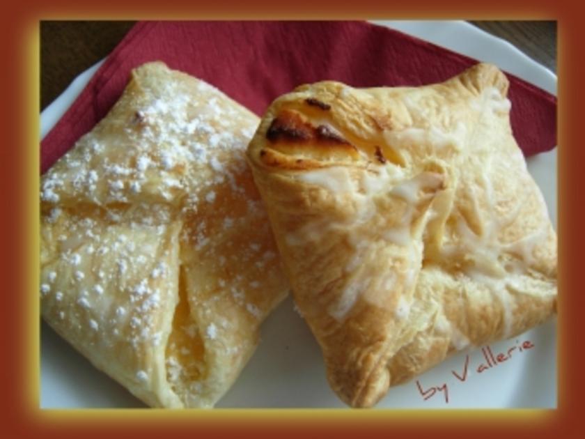 Blätterteig Quarktaschen - schnell &amp; einfach - 285 kcal/100g