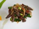 Kalbsleber thai-style mit Peperoni - Rezept