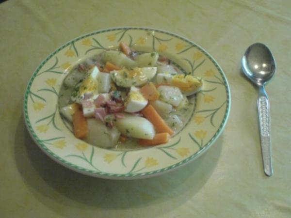 Eier Ragout mit Kräutersoße - von DeMona