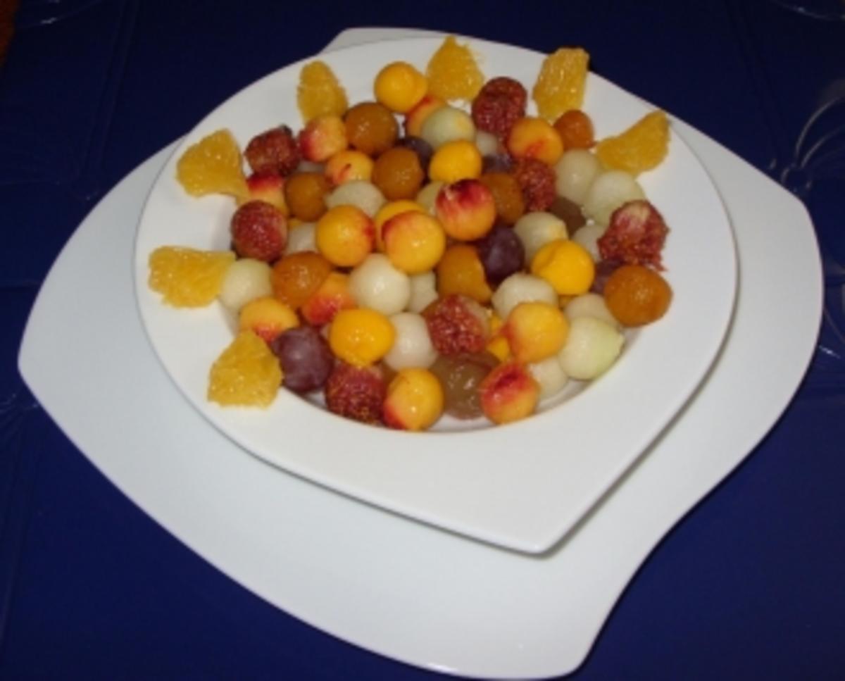 Fruchtsalat mal anders mit einer Frucht-Sahne-Creme - Rezept - Bild Nr. 5