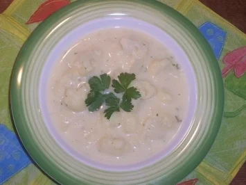 Rezept: Blumenkohlsuppe Blumenkohlsuppe - Rezept