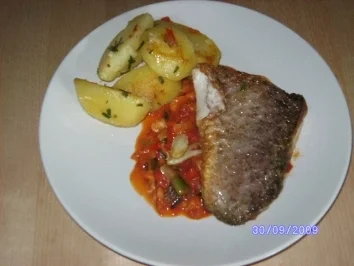 Flußbarbe mit Pfiff und Rosmarienkartoffel - Rezept