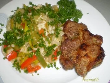 Süß - Scharfer Zartweizentopf mit Gemüse - Rezept