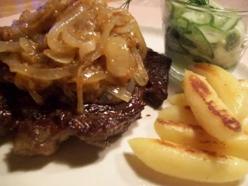 US Beef Zwiebelrostbraten - Rezept - Bild Nr. 2
