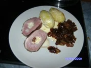 Schweinefilet Italenisch Karammelzwiebeln und Sahnekartoffel - Rezept