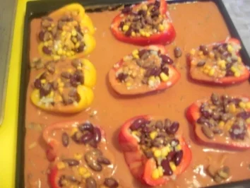 Rezept: Rote Bohnen in Paprika Bild Nr. 2 Rote Bohnen in Paprika - Rezept - Bild Nr. 2