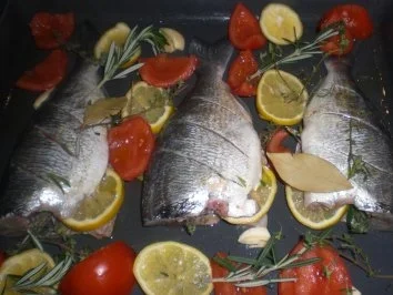 Dorade mit Kräutern und Weißwein - Rezept - Bild Nr. 4