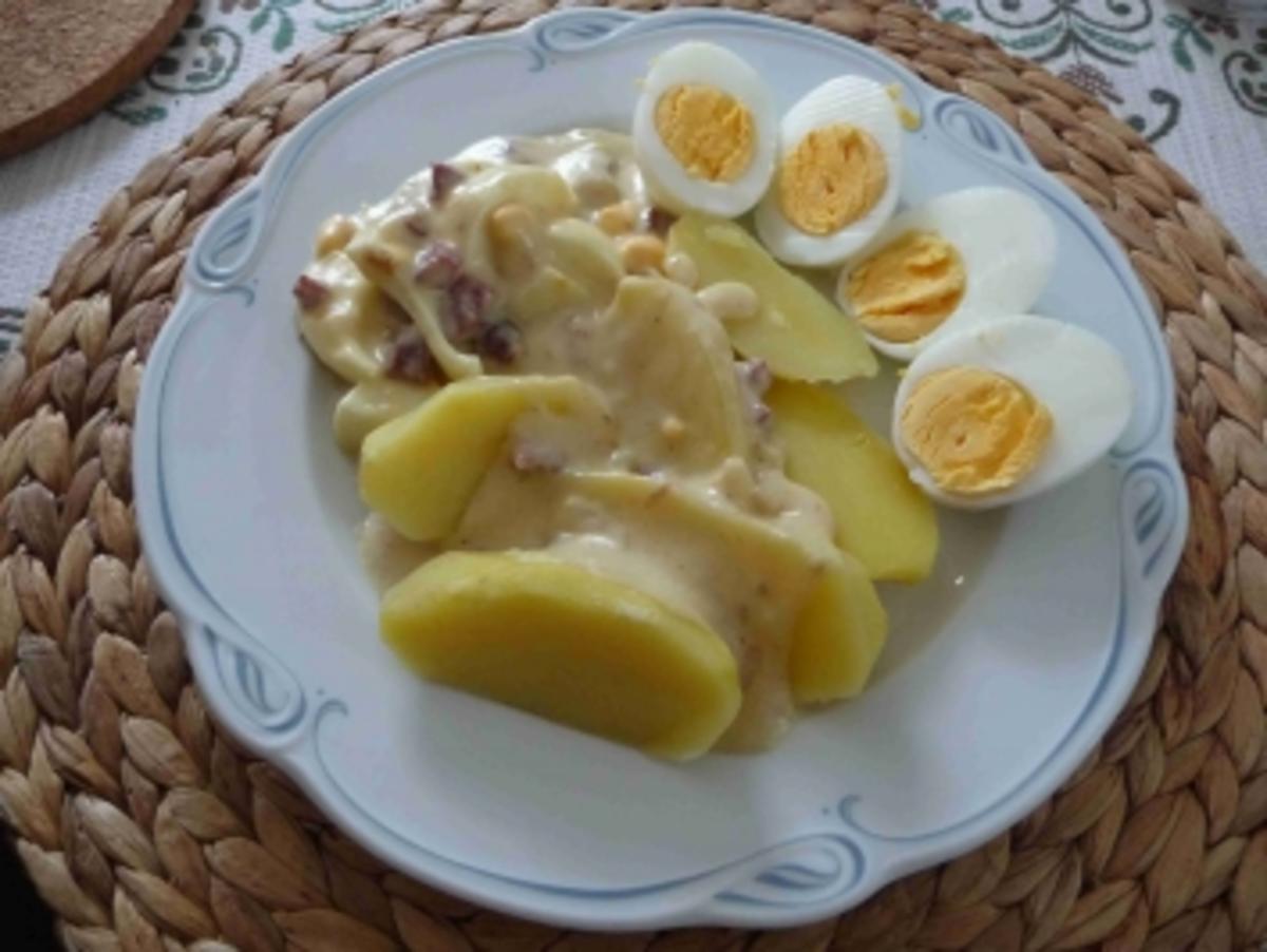 Hauptgerichte - Eier in Senfsoße mit Kartoffeln - Rezept - kochbar.de