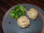 Speckknödel mit grünem Salat - Rezept