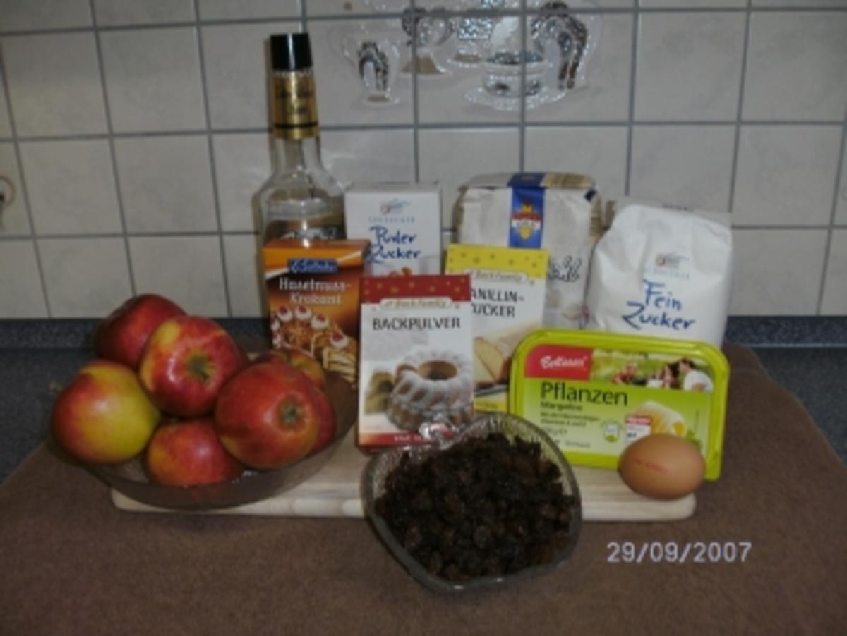 Gedeckter Apfelkuchen ....mit Rumäpfel - Rezept - Bild Nr. 3