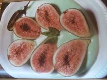 Rezept: Feigen mit Minzcreme Feigen mit Minzcreme - Rezept