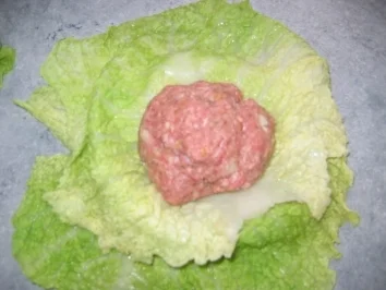 Rezept: (Wirsing)Kohlrouladen Bild Nr. 4 (Wirsing)Kohlrouladen - Rezept - Bild Nr. 4