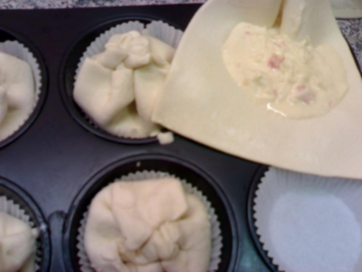 Schinken-Blätterteig-Muffins - Rezept - Bild Nr. 5