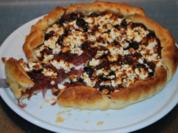 Rote Zwiebel-Quiche mit Feta - Rezept