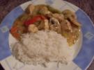 Puten-Paprika-Pfanne mit Pilzen - Rezept