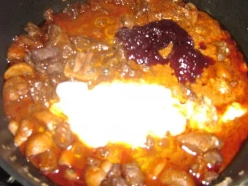 Rezept: Hirschgulasch-Hubertus von Rosa Bild Nr. 7 Hirschgulasch-Hubertus von Rosa - Rezept - Bild Nr. 7