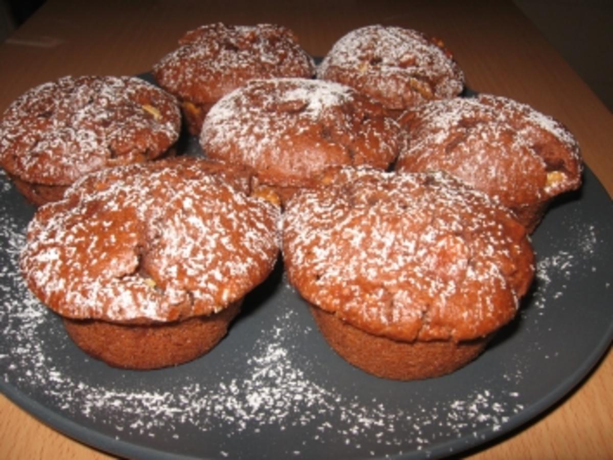 Schoko-Apfel-Milka-Muffins - Rezept - Bild Nr. 3