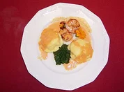 Ravioli von Langustinen mit Safransoße - Rezept