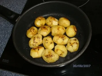 Matjes mit Böhnchen und Speckstippe - Rezept - Bild Nr. 4