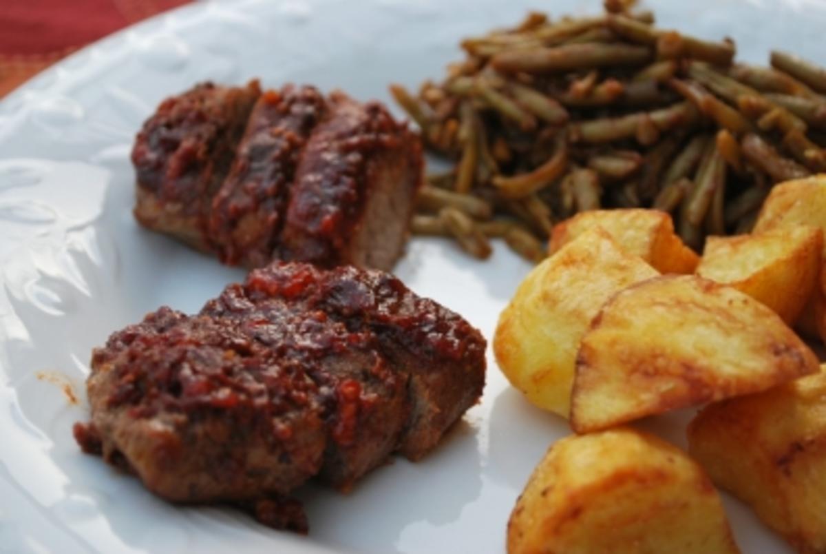 Lammrücken mit Tomaten-Honig-Kruste - Rezept Eingereicht von Anni2000