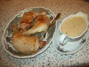 Hähnchenkeulen in Sherrysoße - Rezept