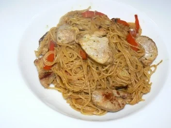 Rezept: gebratene Nudeln Bild Nr. 6 gebratene Nudeln - Rezept - Bild Nr. 6