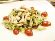 Gemischter Salat mit Hähnchenbruststreifen und Balsamicocreme (Achim Mentzel) - Rezept
