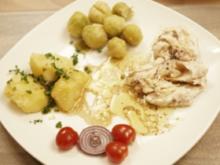Aufrechter Karpfen à la Achim mit Rotkohl und Petersilienkartoffeln (Achim Mentzel) - Rezept