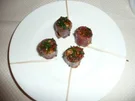 VORSPEISE/FLEISCH:Rindfleischcarpaccio,gefüllt - Rezept